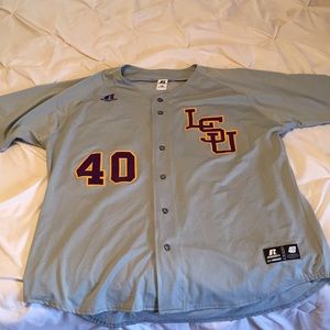 Russell LSU baseball jersey